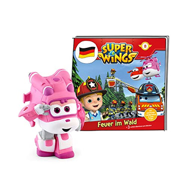 tonies Hörfigur für Toniebox, Super Wings – Feuer im Wald, Hörspiel mit 4 Geschichten für Kinder ab 3 Jahren, Spielzeit ca. 58 Minuten im Sale